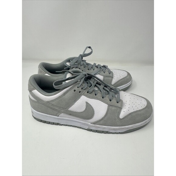 Men\'s Size 11 Nike Dunk Low Retro SE Leather/Sued White/Light Pumice FQ8249-101 main image 6